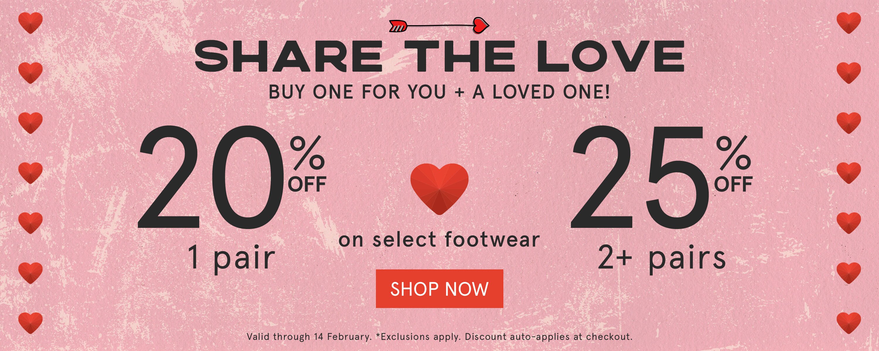 Valentine's Day Promo Banner